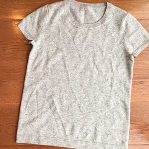 J crew factory cashmere sweater xs gray